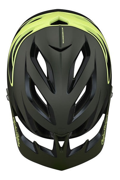 Casco Troy Lee Designs A3 con Mips Uno Glass Green